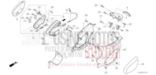 HOUSSE DE CARROSSERIE C125AN de 2022